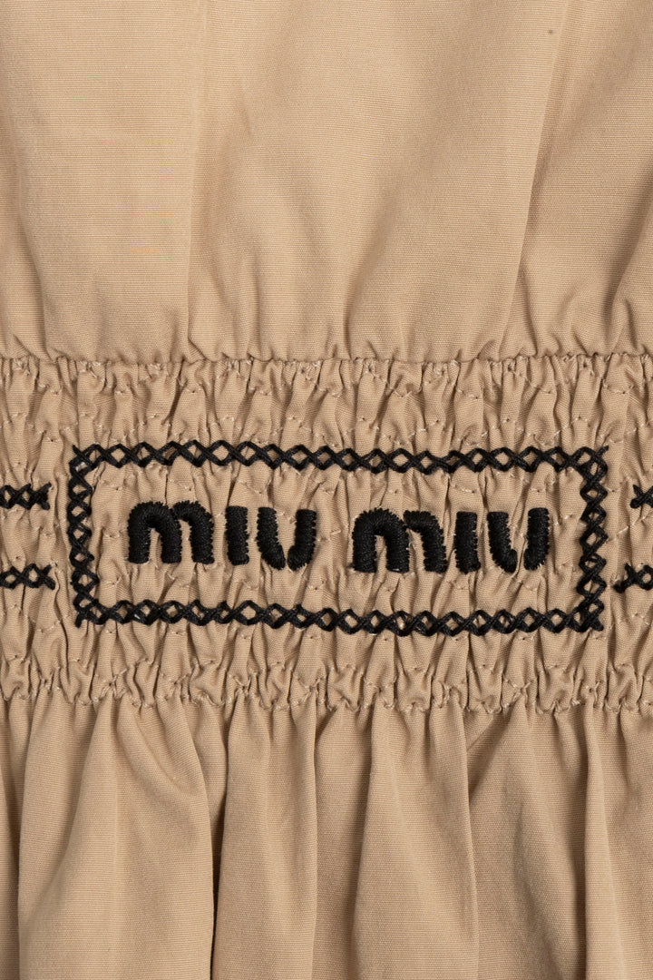 MIUMIU Mini Dress Beige