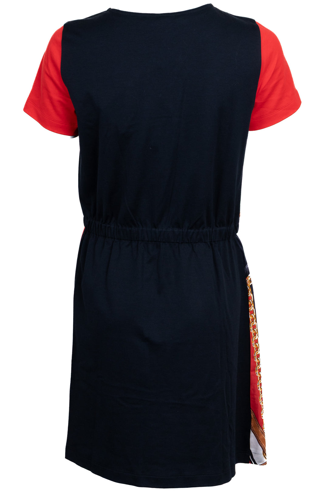 LOUIS VUITTON Chain Print Dress Silk Multicolor