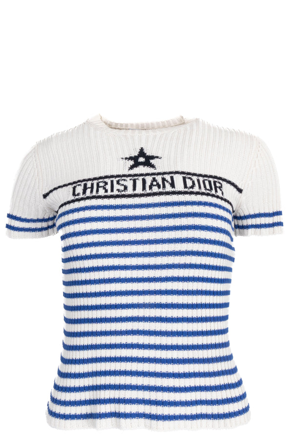 CHEMISE RAYÉE CHRISTIAN DIOR Étoile Blanche Noire Bleue