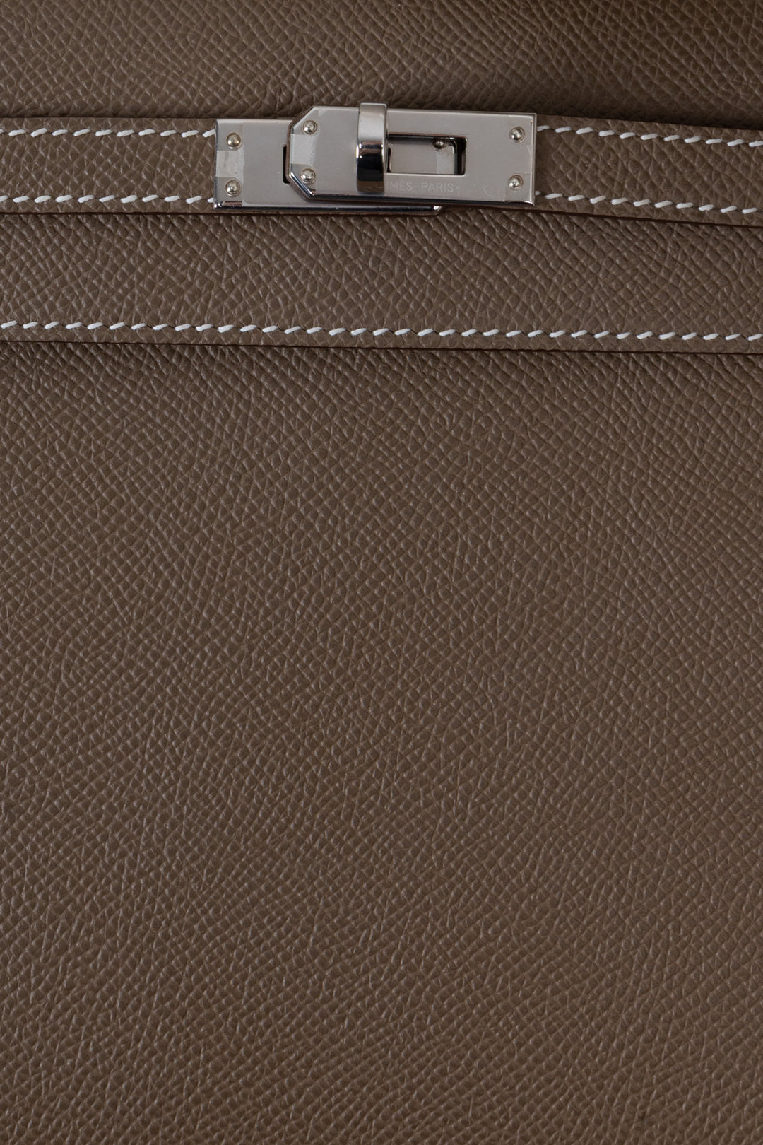 HERMÈS Kelly 25 Sellier Epsom Etoupe