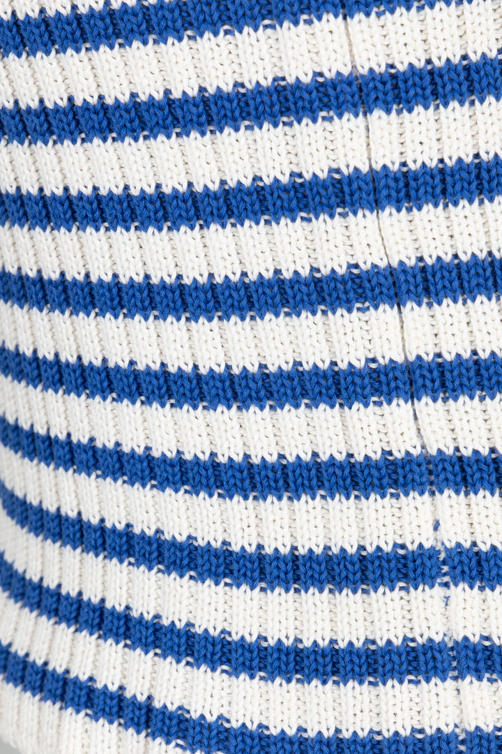 CHRISTIAN DIOR Star Striped Shirt White Black Blue
