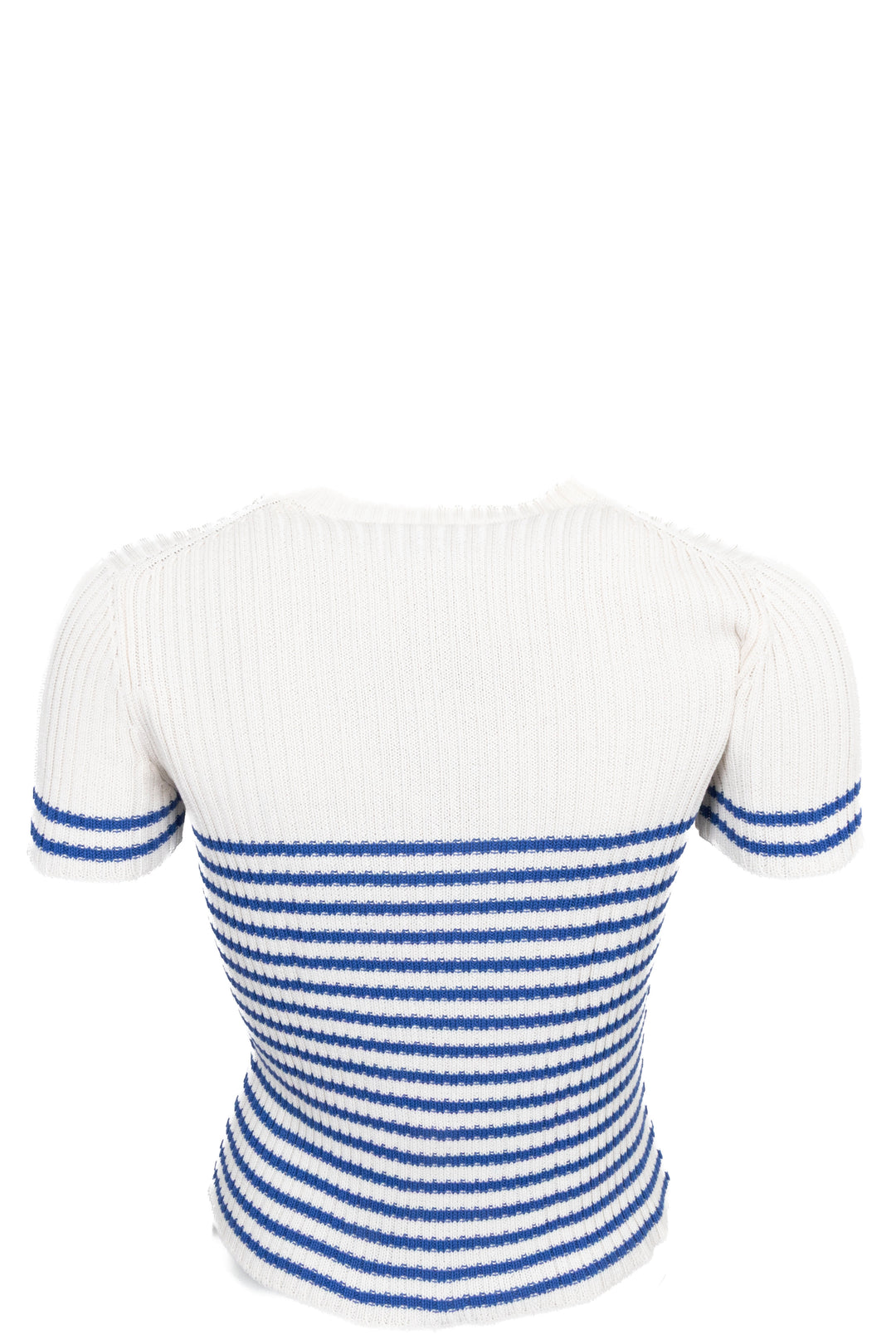 CHRISTIAN DIOR Star Striped Shirt White Black Blue