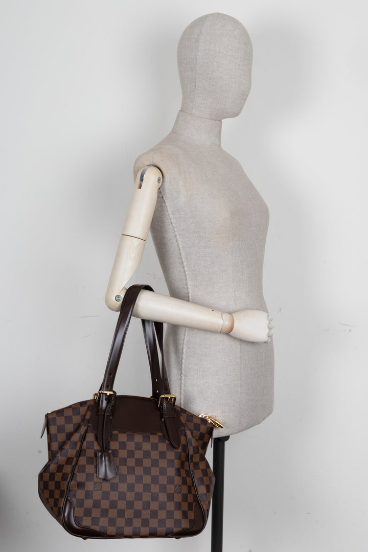 LOUIS VUITTON Verona MM Tote Bag Damier Ebene