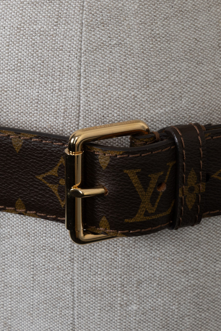 LOUIS VUITTON Pochette Belt Bag MNG Canvas