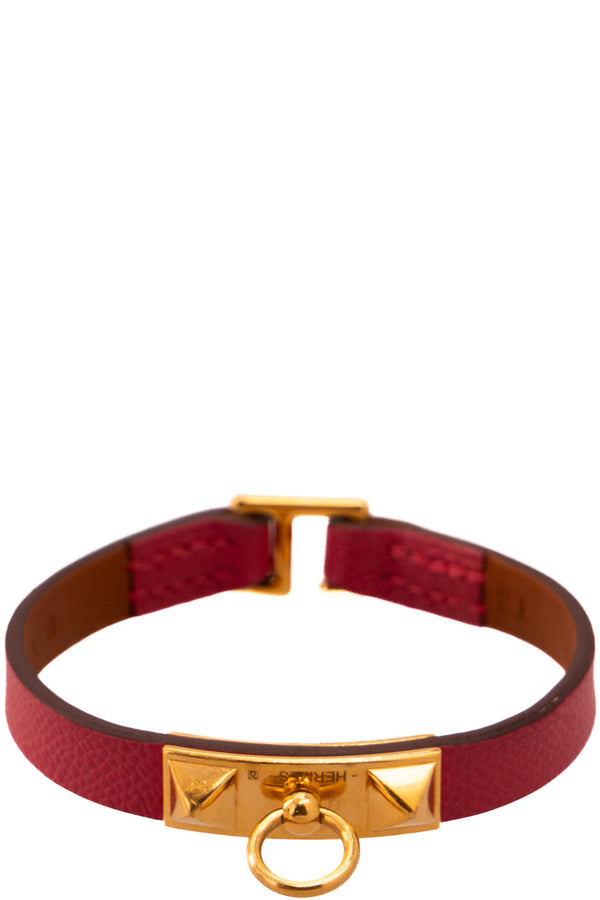 HERMÈS Bracelet Rivale Mini Rouge