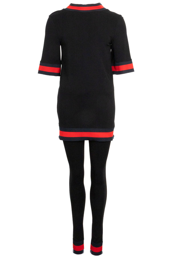 GUCCI Webstripe Two Piece Black Red Navy