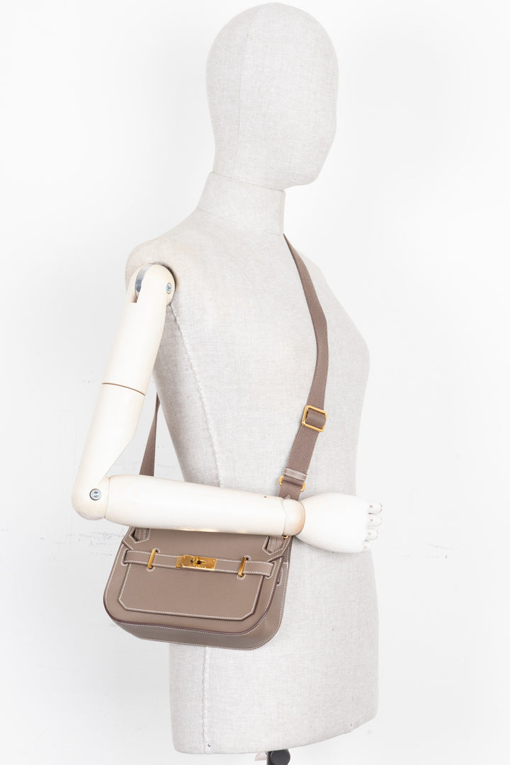 HERMÈS Jypsière Mini Evercolor Etoupe