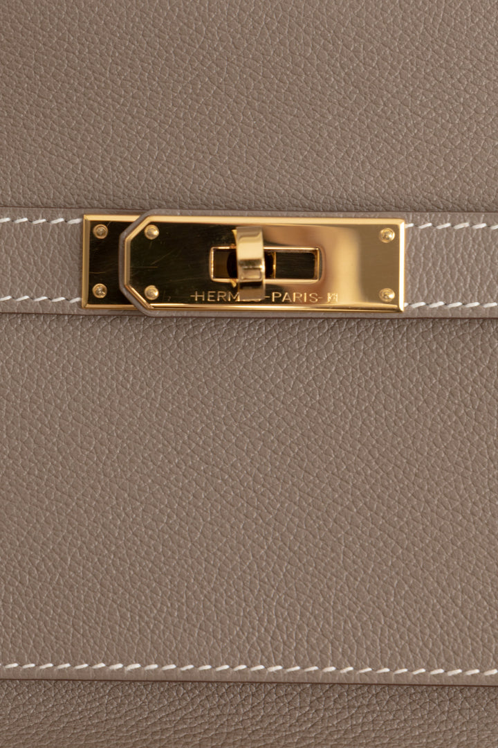 HERMÈS Jypsière Mini Evercolor Etoupe