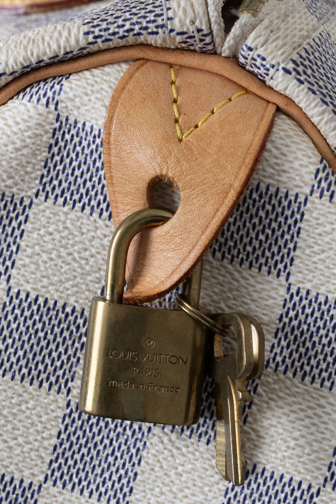 LOUIS VUITTON Speedy 35 Damier Azur