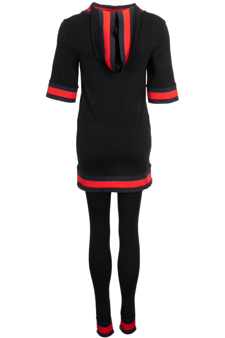 GUCCI Webstripe deux pièces noir rouge marine