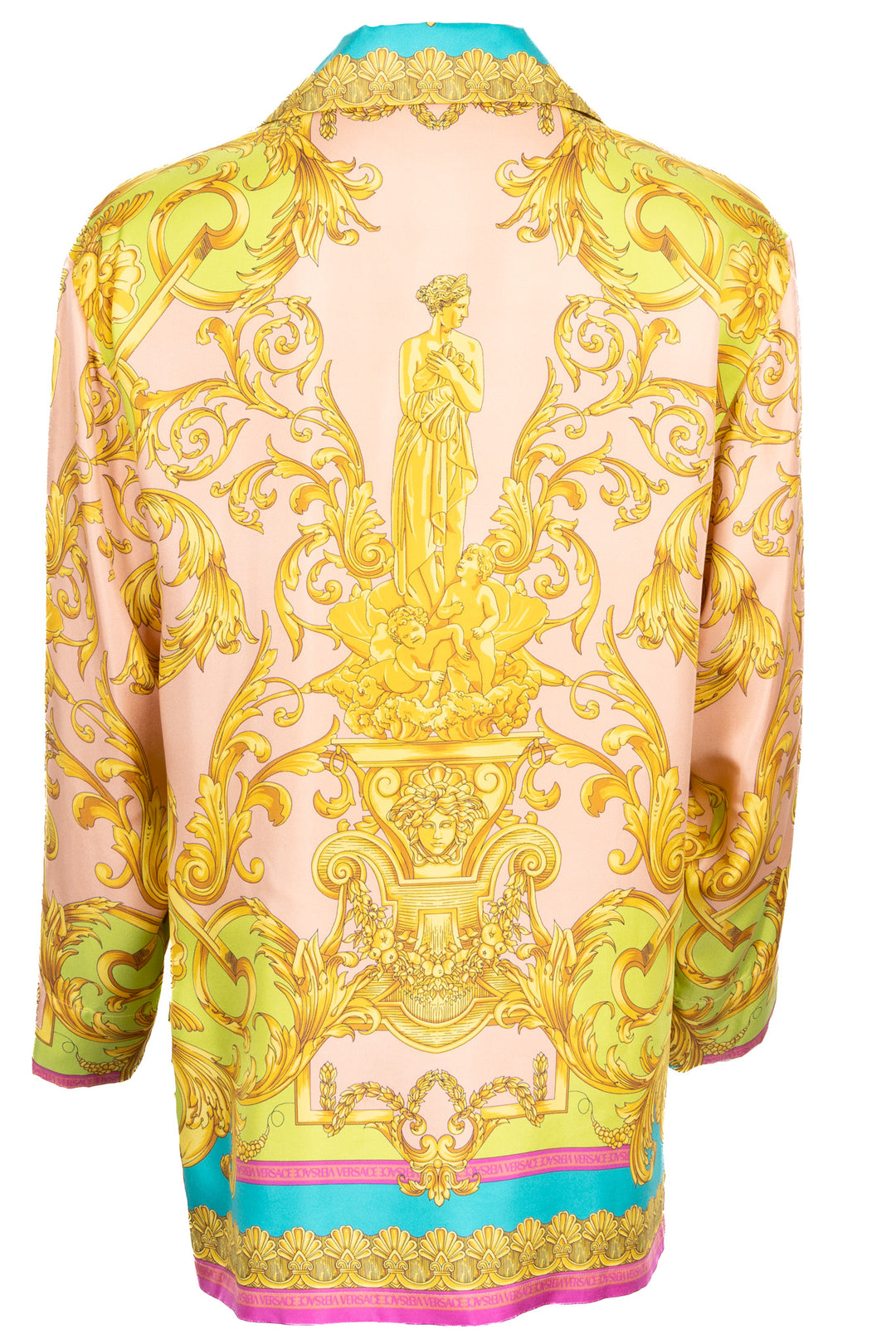 VERSACE Printed Shirt Silk Multicolor