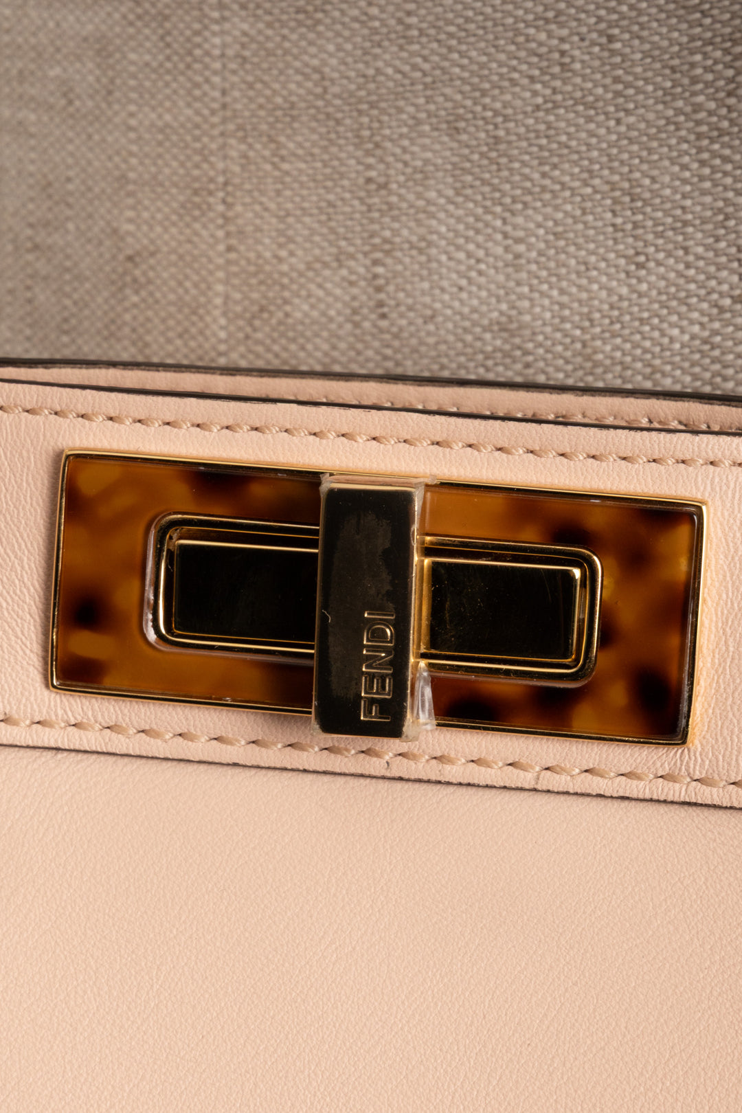 FENDI Peekaboo ISeeU Bag Medium Selleria Blush