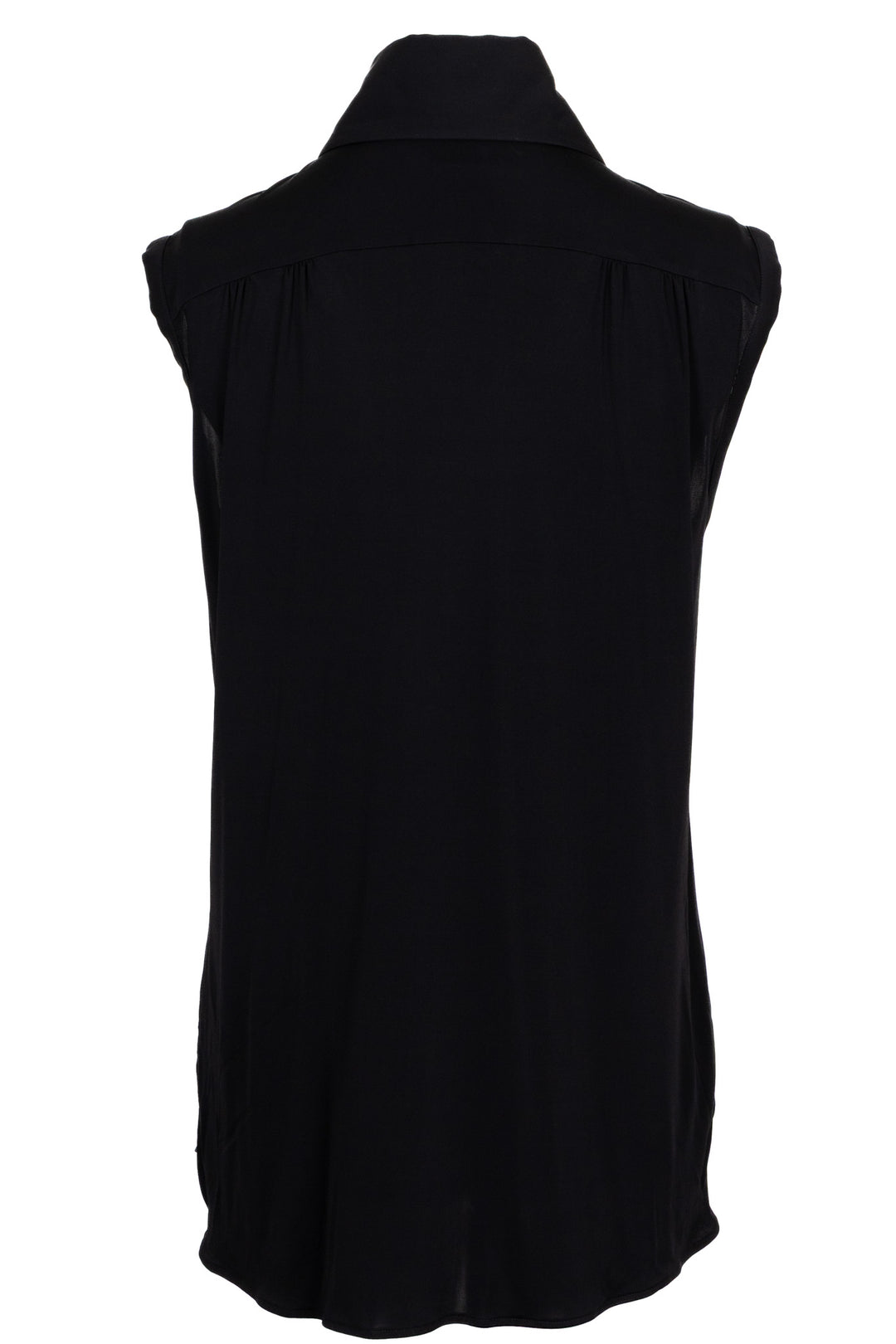 CHANEL Sleeveless Shirt Black