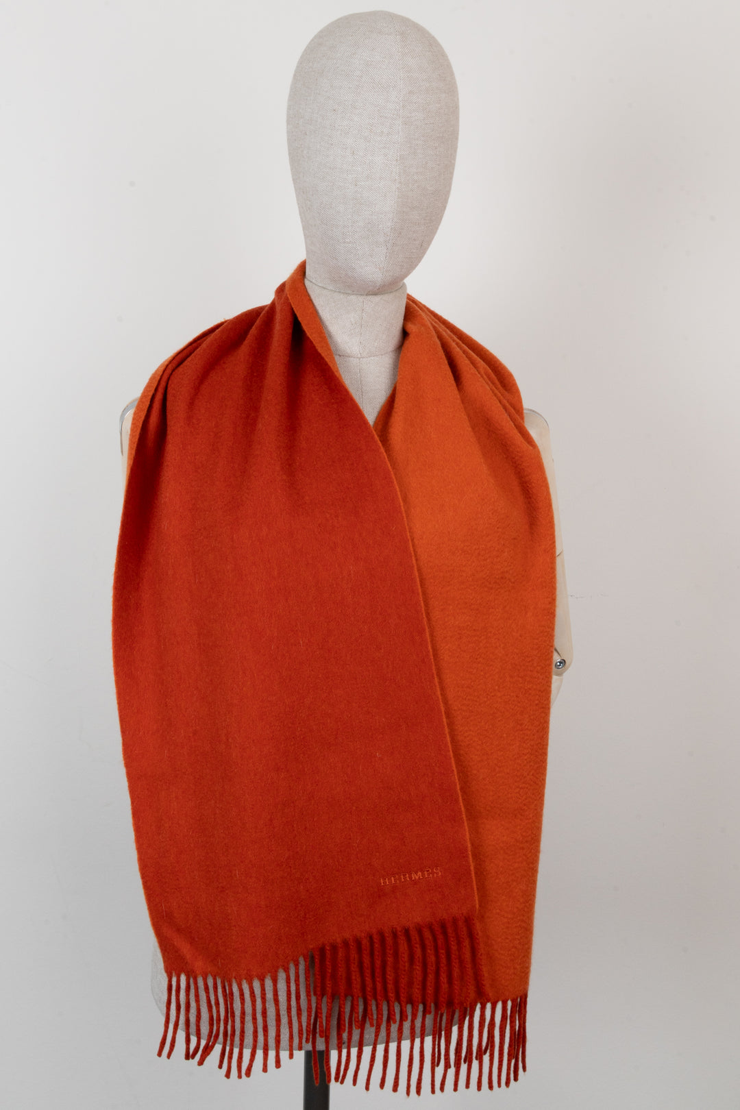 Écharpe HERMÈS Cachemire Orange