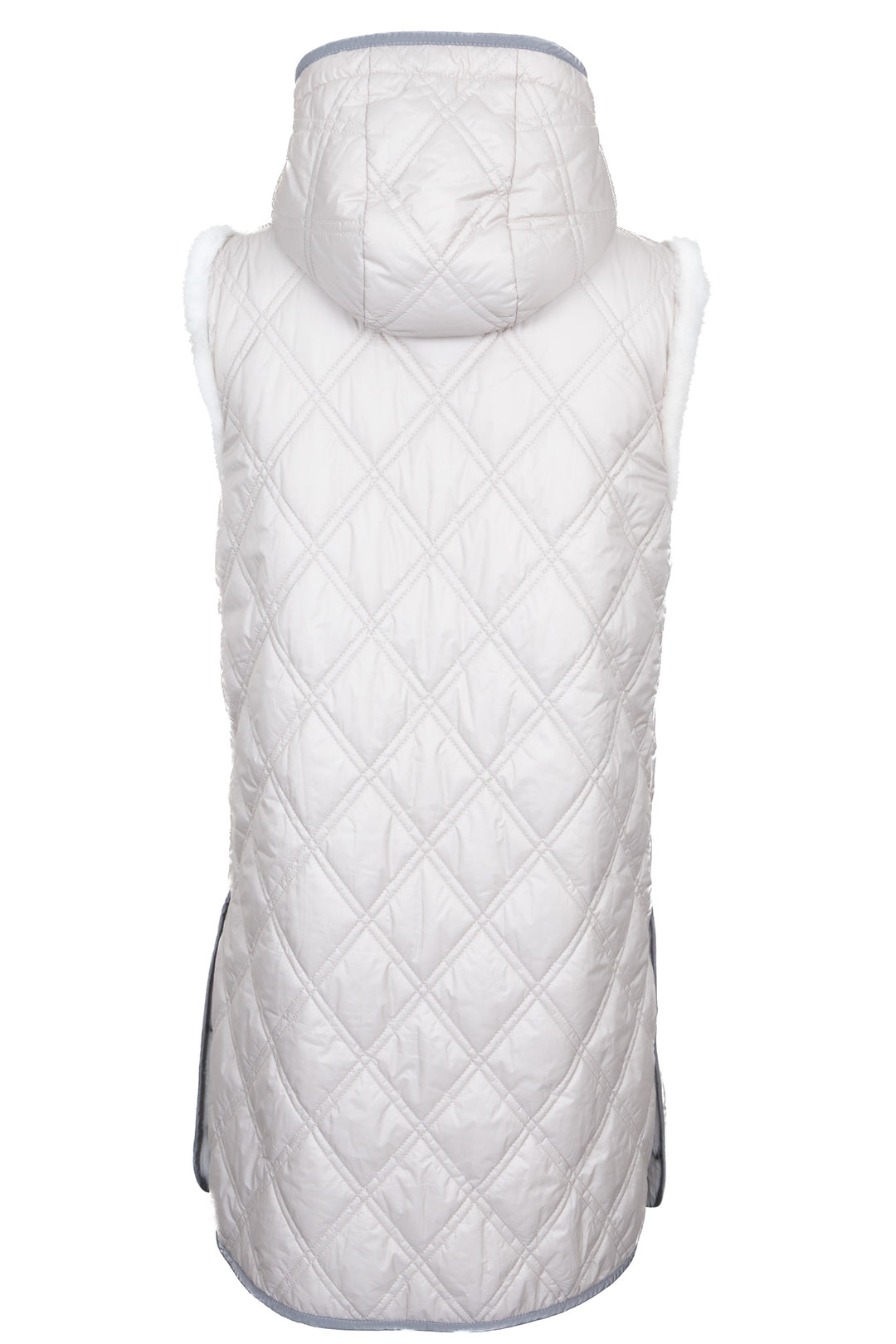 BRUNELLO CUCINELLI Reversible Long Vest Shearling Beige