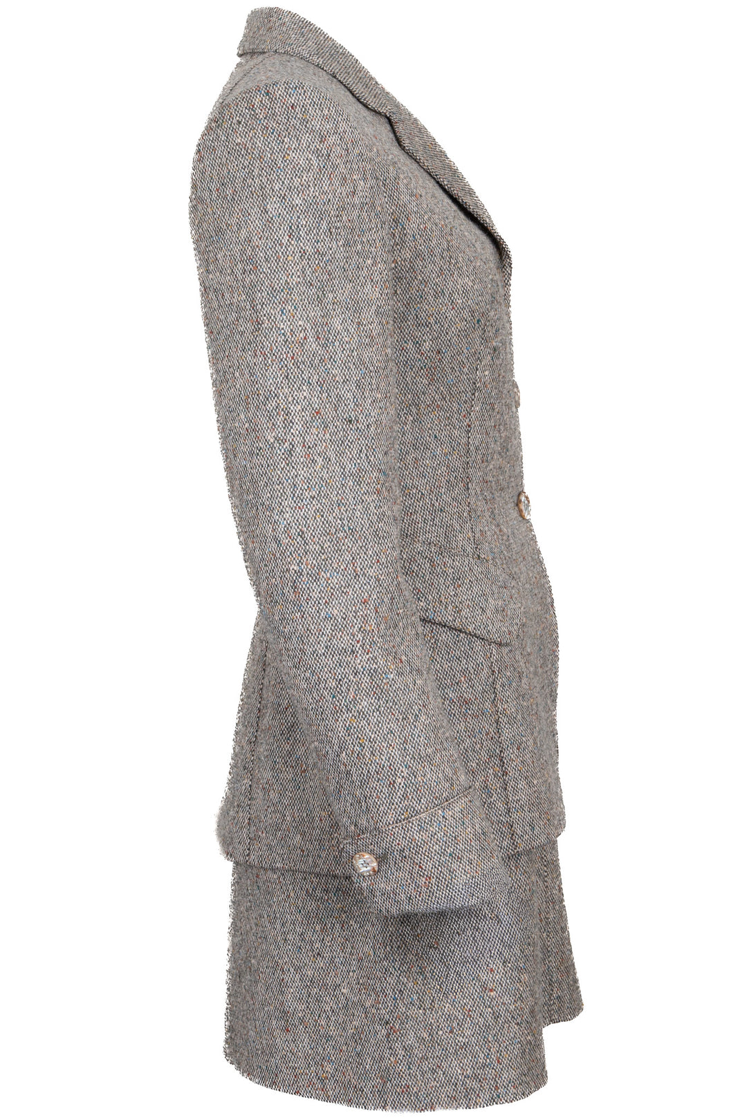 ALAÏA Two Piece Suit Tweed Beige