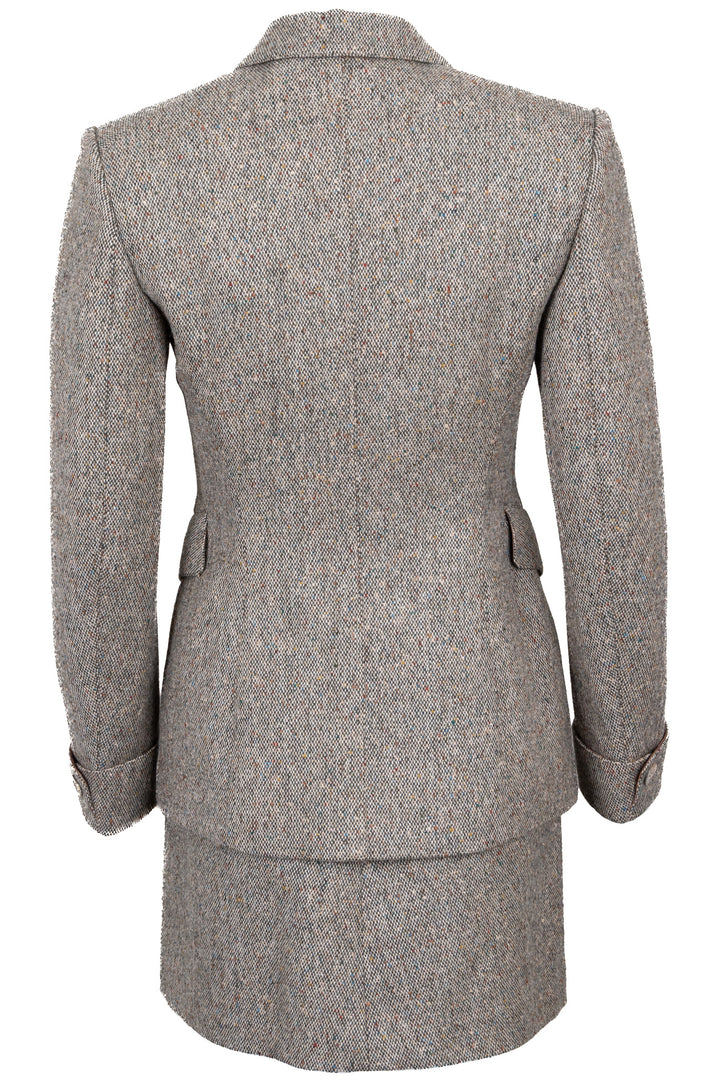 ALAÏA Two Piece Suit Tweed Beige
