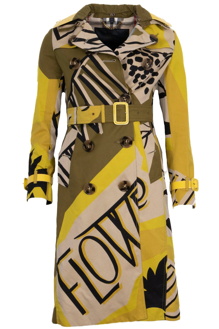 BURBERRY Prorsum Trench Coat Yellow