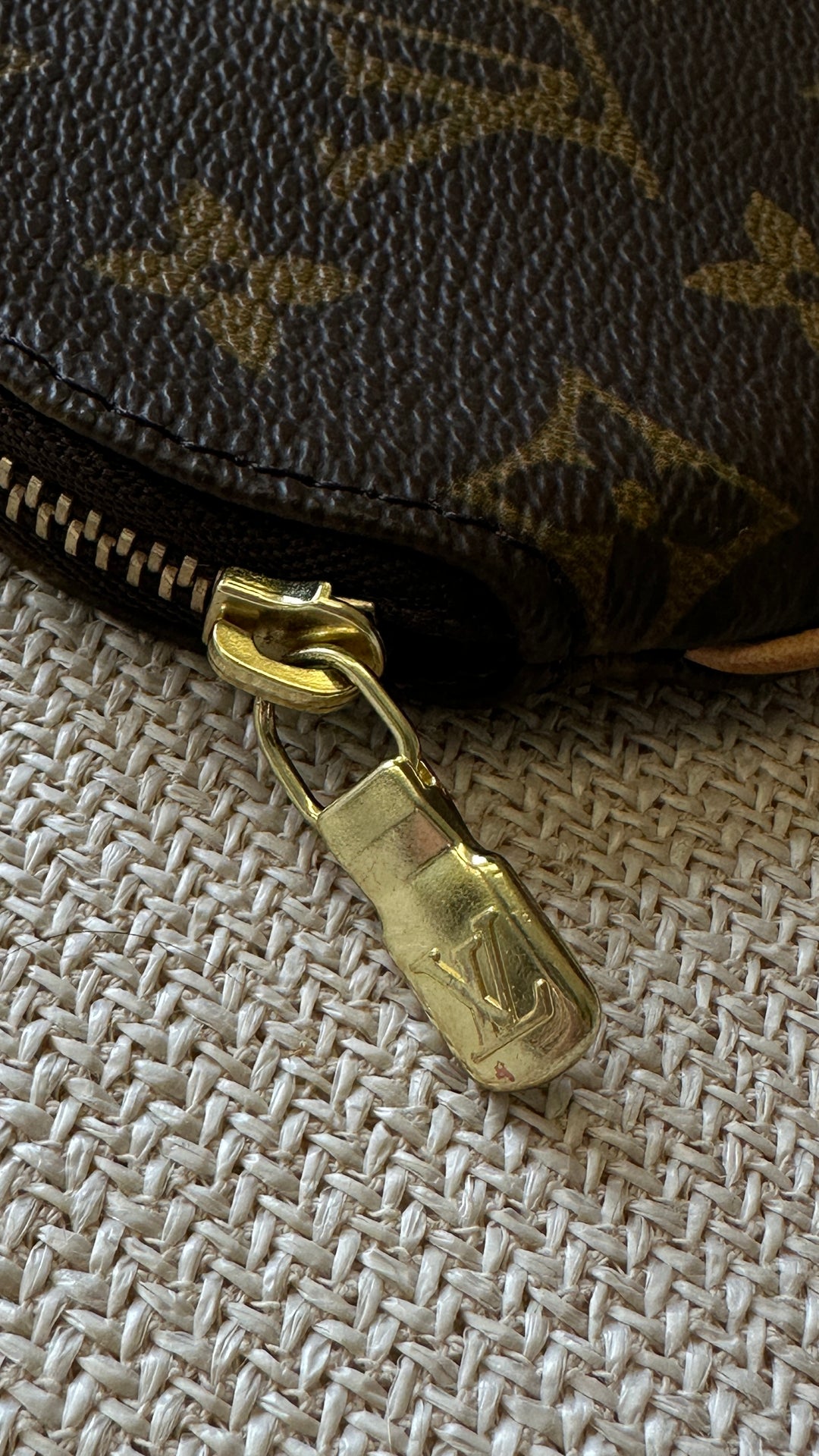 LOUIS VUITTON Round Coin Wallet MNG