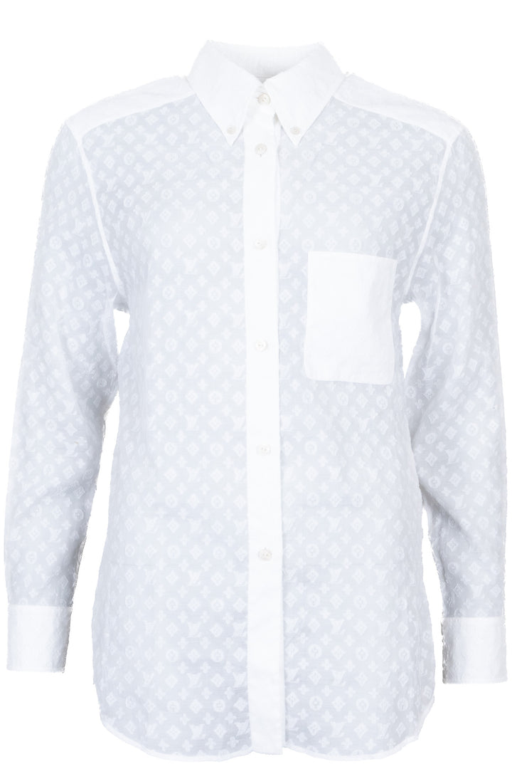 LOUIS VUITTON MNG Structured Shirt White
