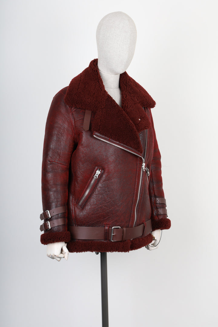 ACNE STUDIOS Velocite Jacket Burgundy