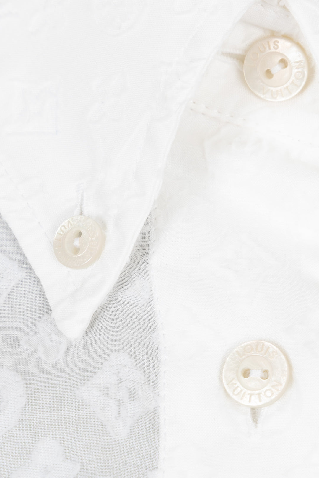 LOUIS VUITTON MNG Structured Shirt White