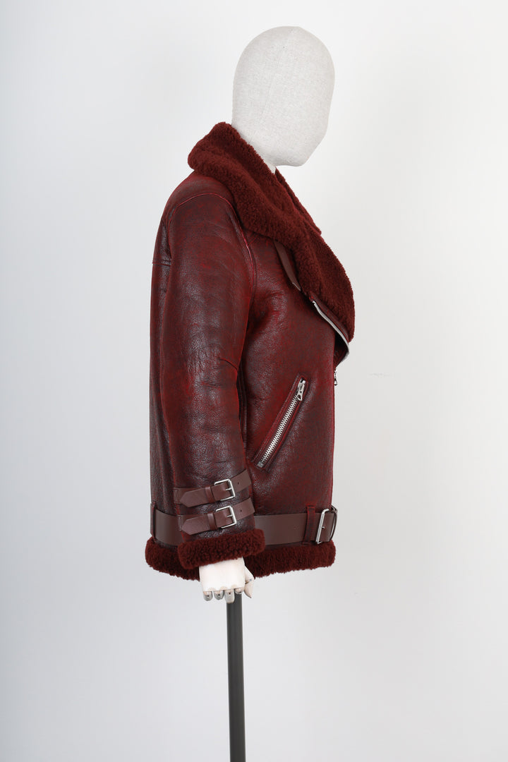 ACNE STUDIOS Velocite Jacket Burgundy