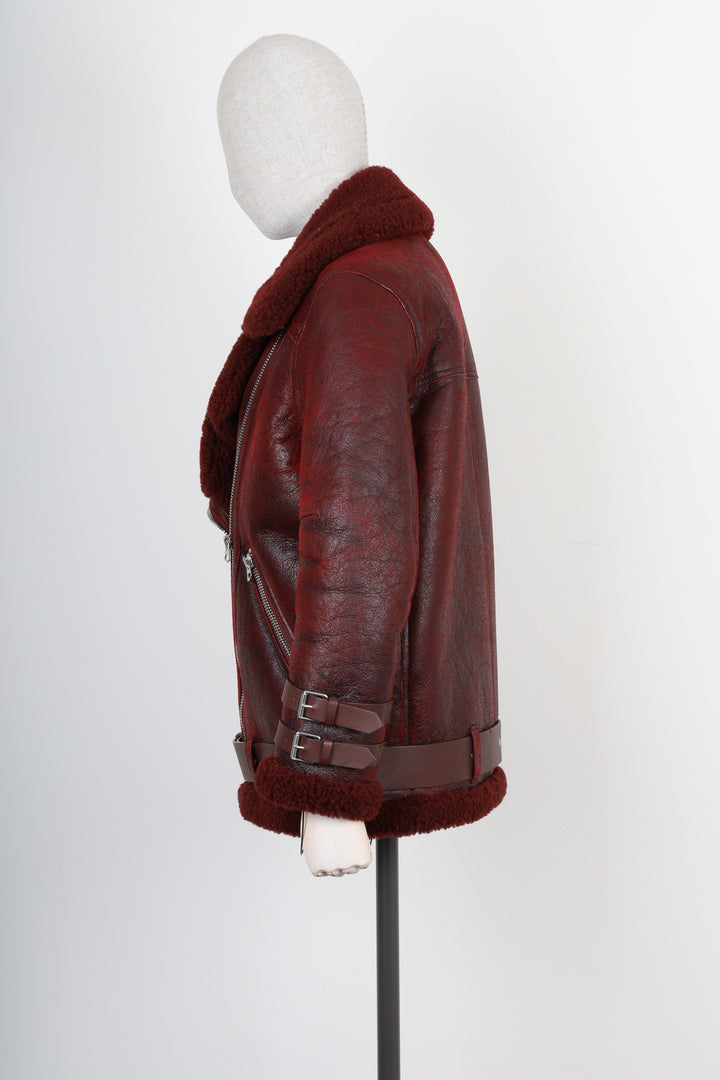 ACNE STUDIOS Velocite Jacket Burgundy