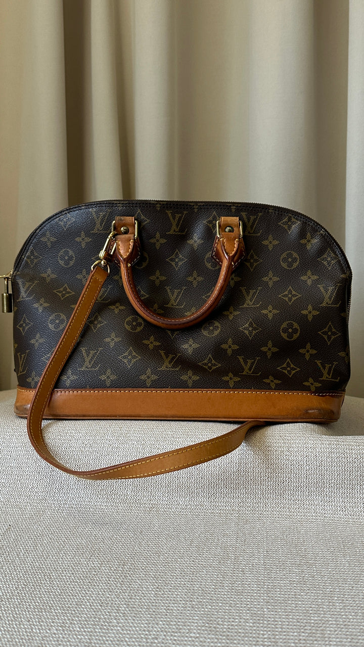 LOUIS VUITTON Alma PM MNG Canvas