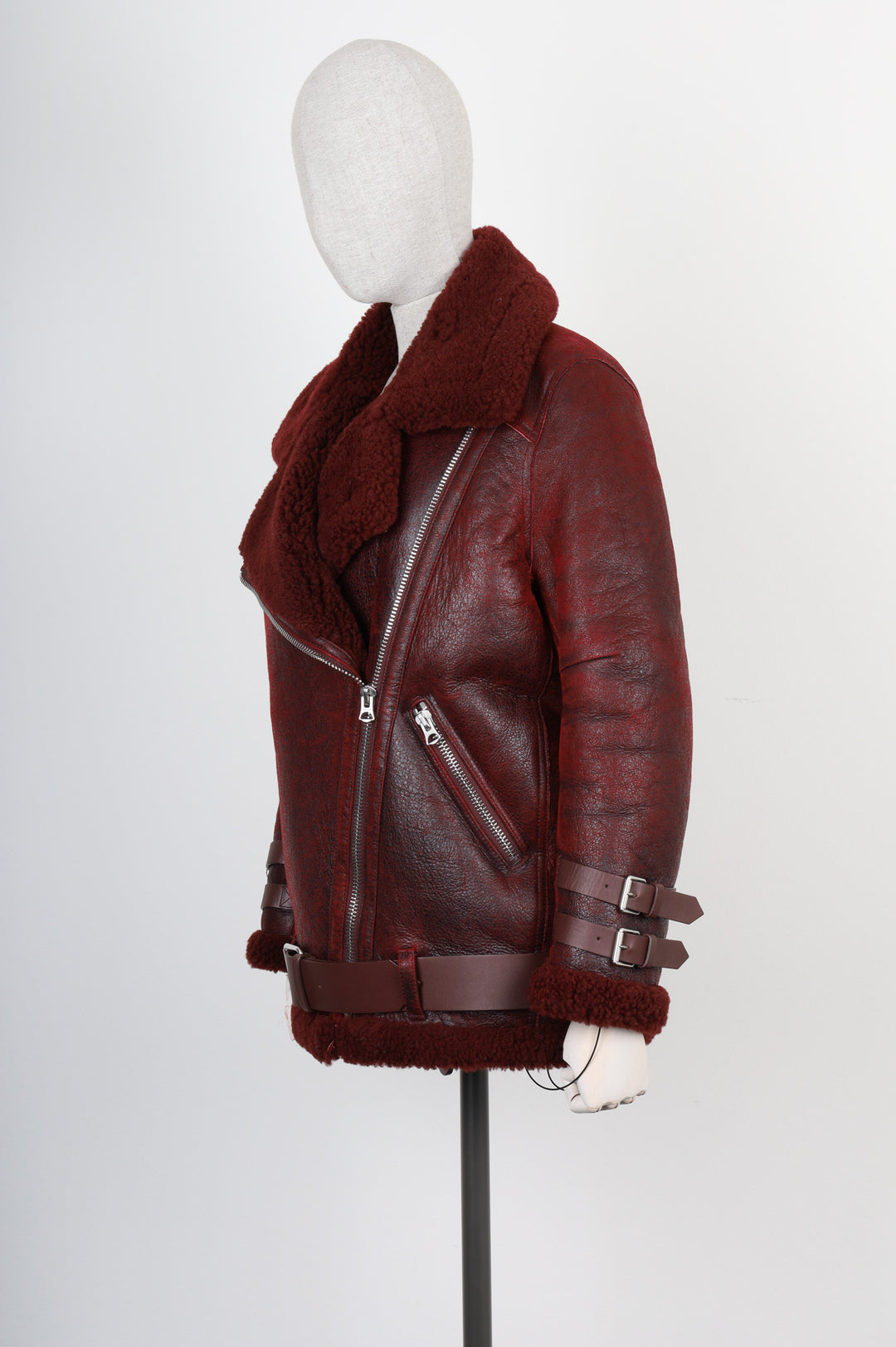 ACNE STUDIOS Velocite Jacket Burgundy