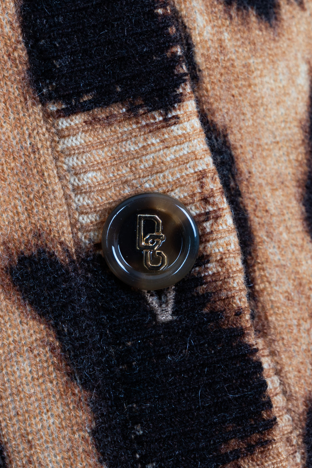 DOLCE&GABBANA Cheetah Print Cashmere Cardigan