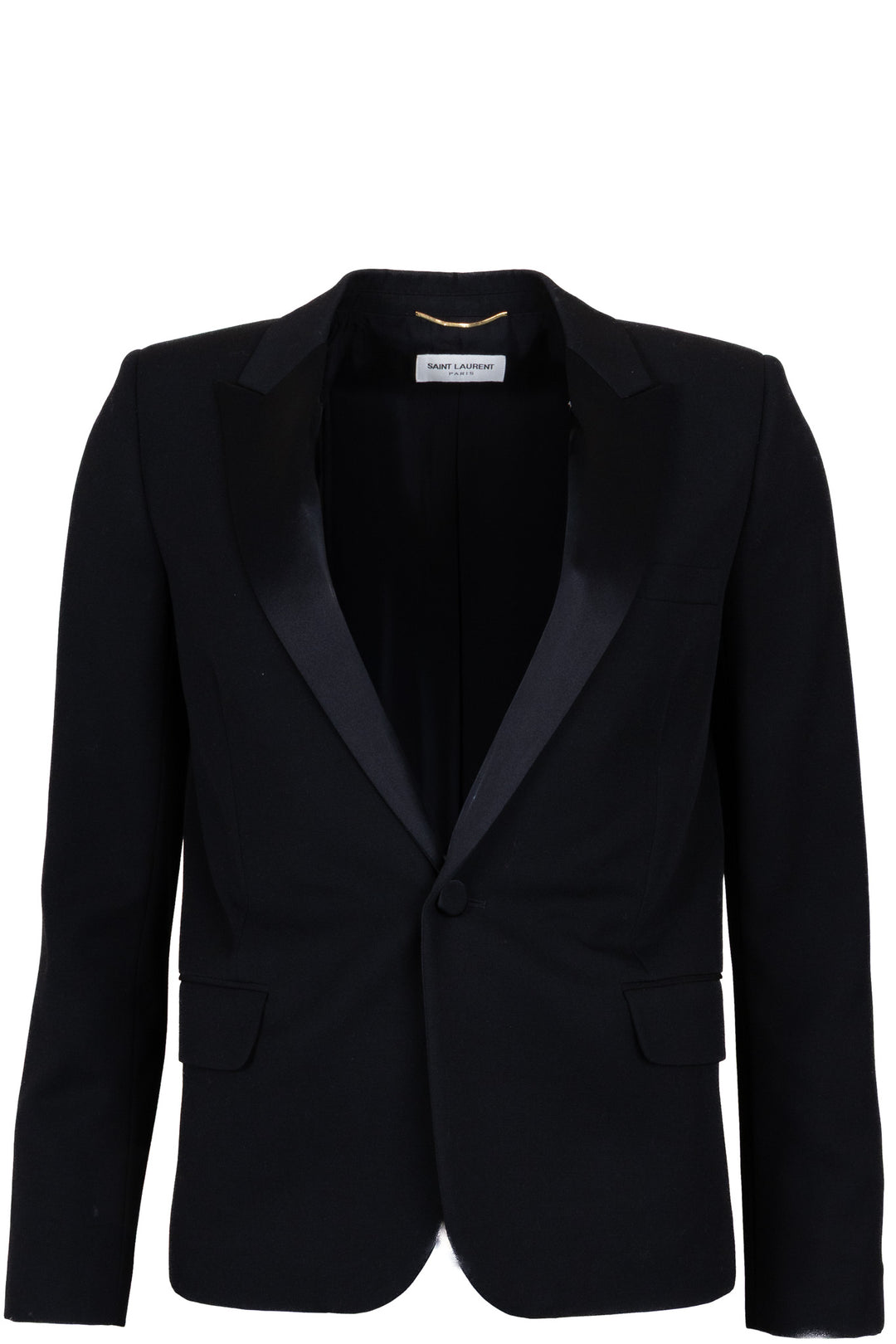 SAINT LAURENT by Hedi Slimane Tuxedo Jacket Wool Silk Black