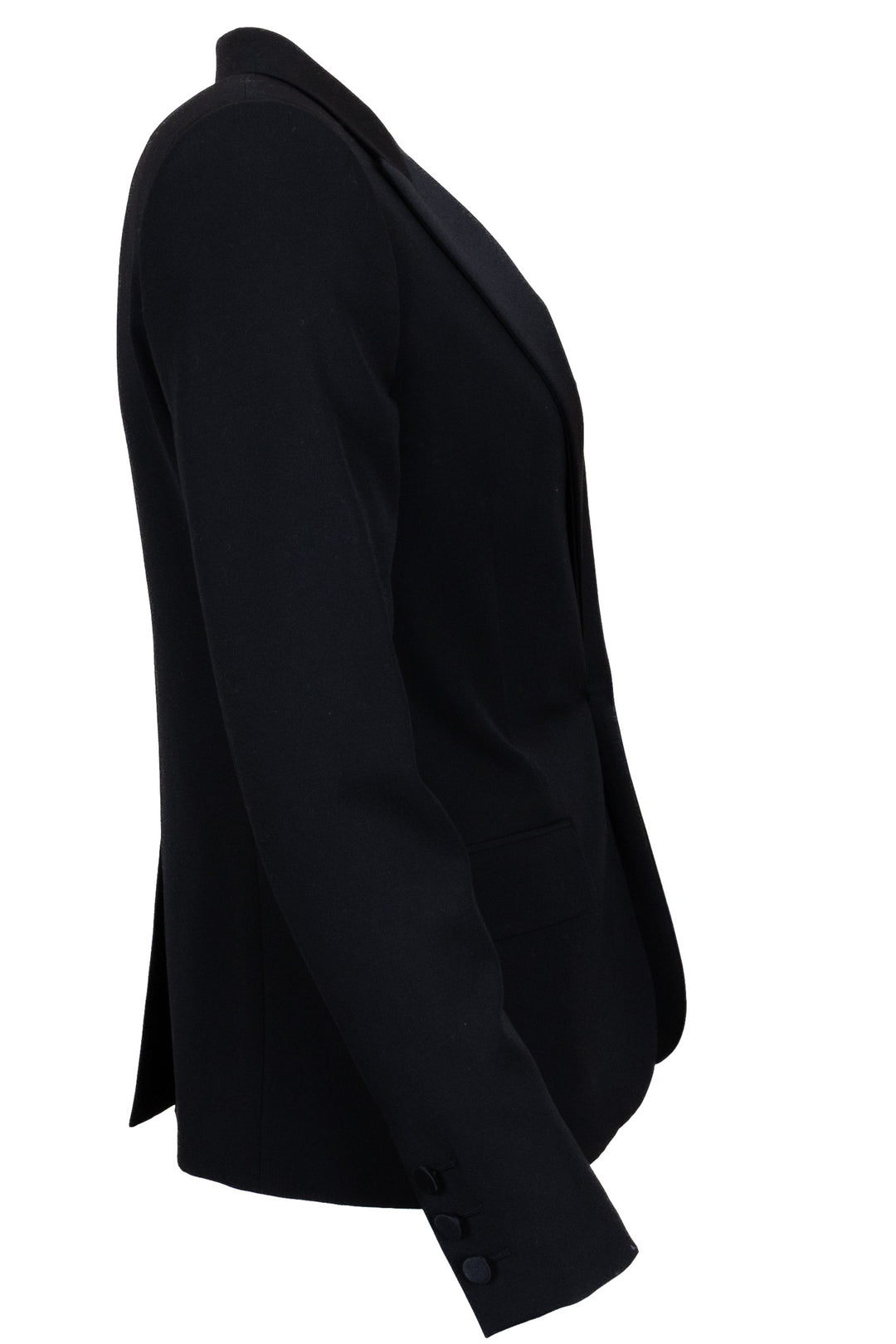 SAINT LAURENT by Hedi Slimane Tuxedo Jacket Wool Silk Black
