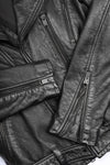 SAINT LAURENT Belted Leather Jacket