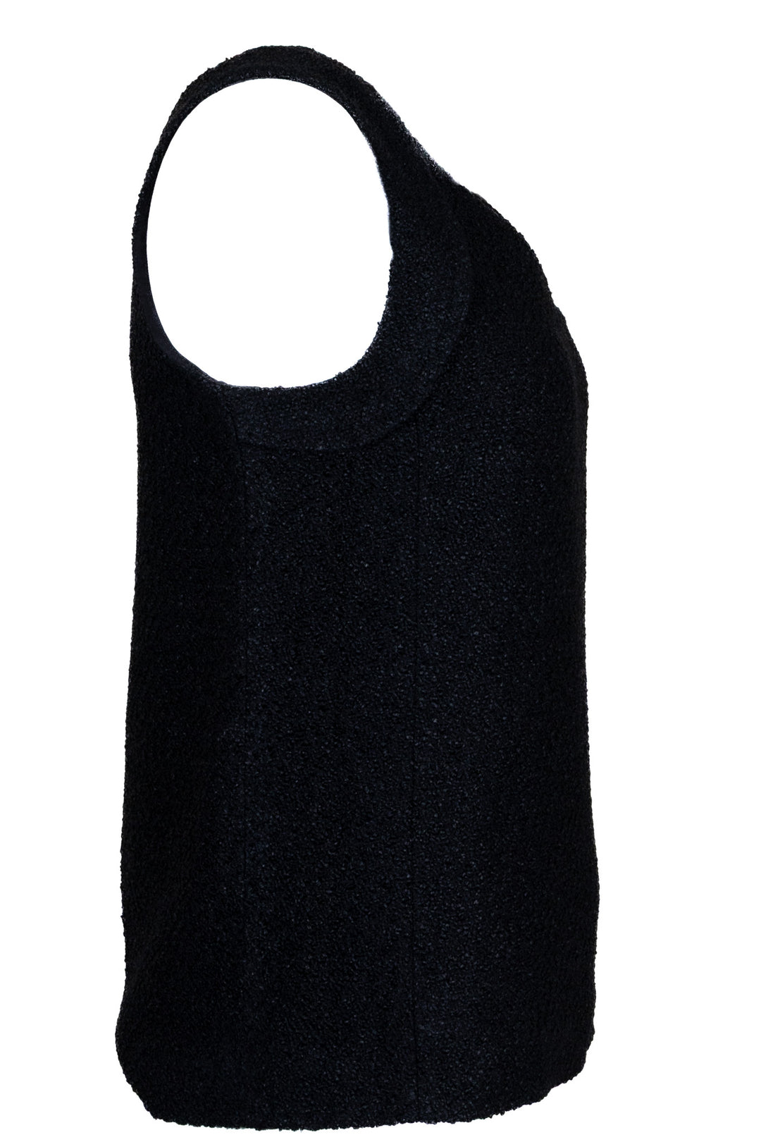 CHANEL 2014 Bouclé Top Black