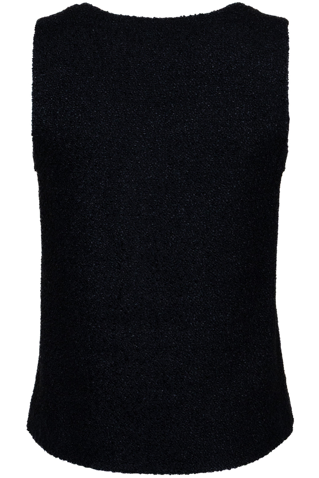 CHANEL 2014 Bouclé Top Black