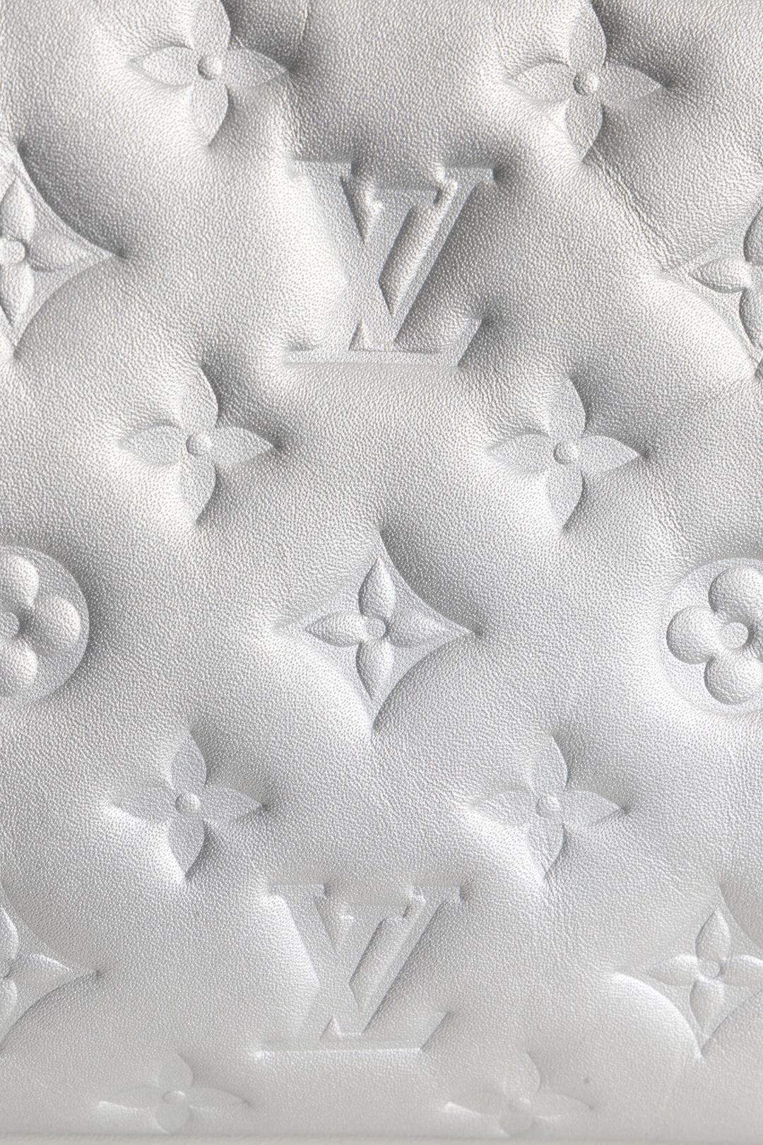 LOUIS VUITTON Coussin PM Lambskin Silver