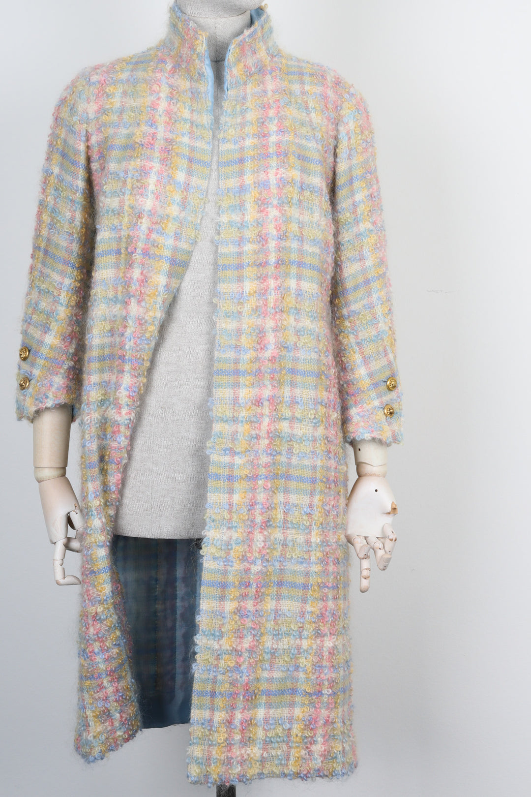 CHANEL Haute Couture Coat Tweed Multicolor