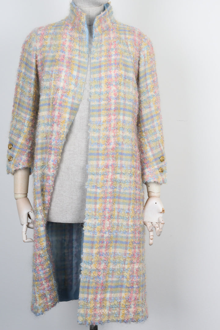 CHANEL Haute Couture Coat Tweed Multicolor