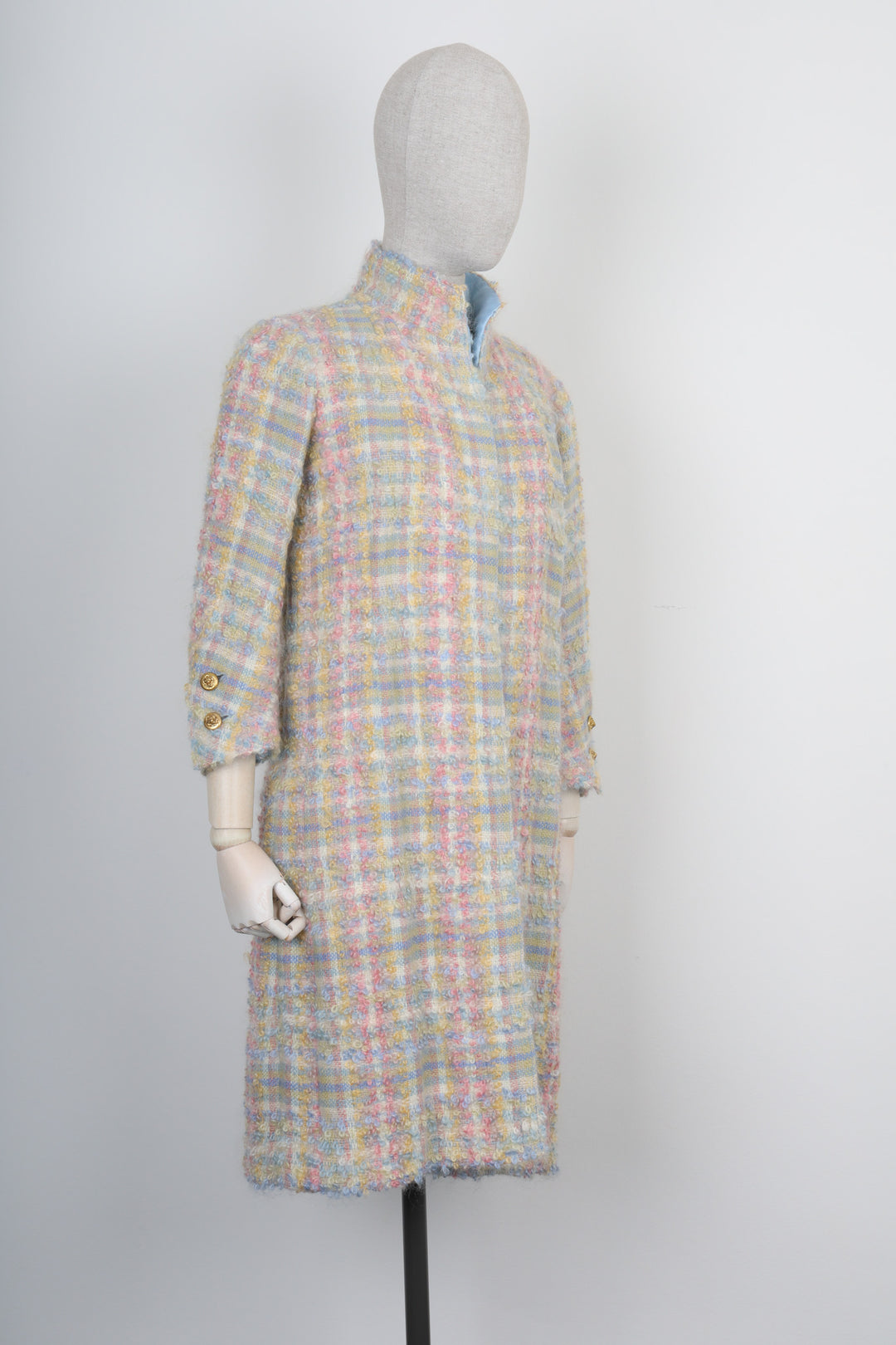CHANEL Haute Couture Coat Tweed Multicolor