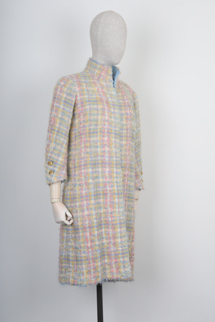 CHANEL Haute Couture Coat Tweed Multicolor