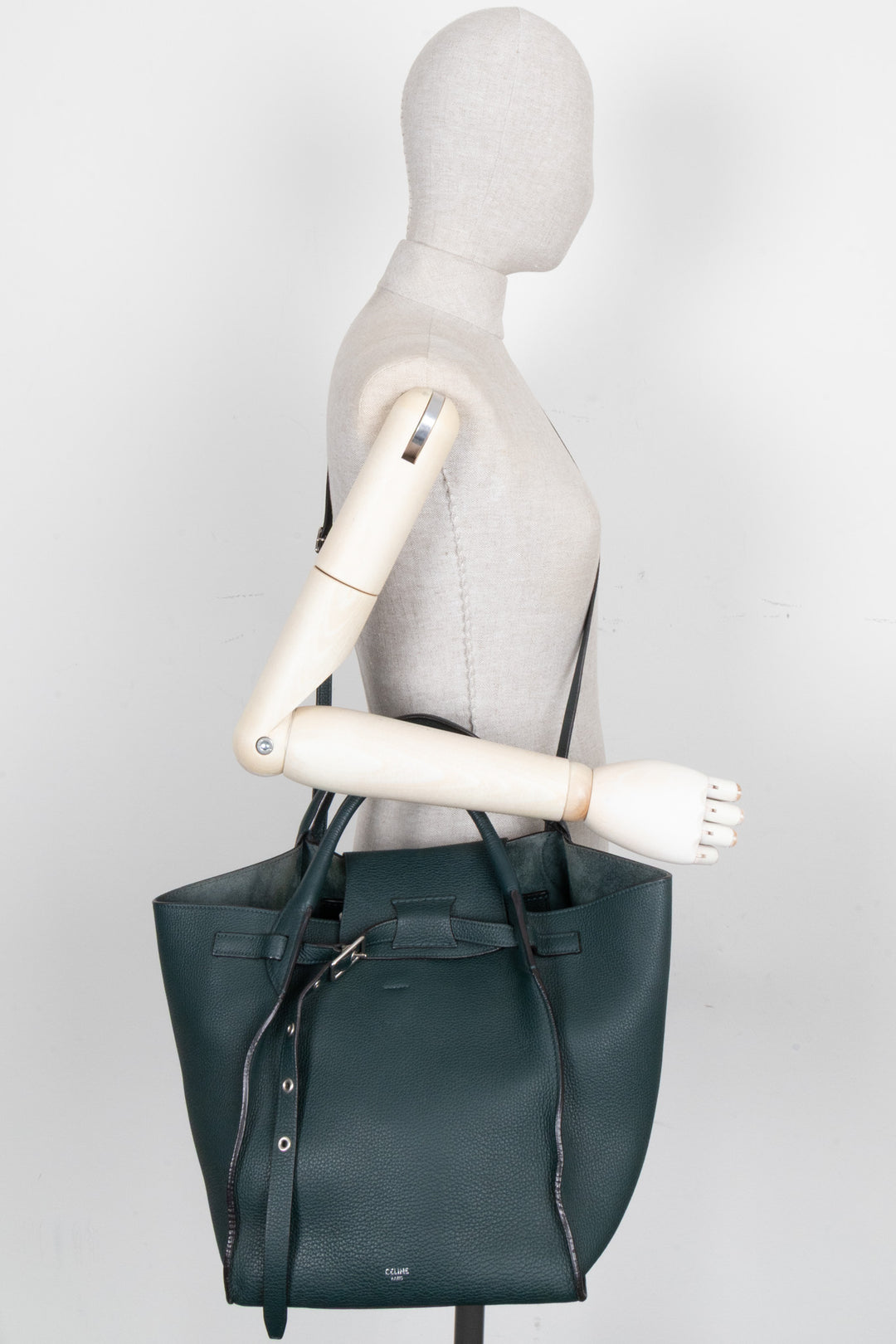 CELINE Small Big Bag Dark Green