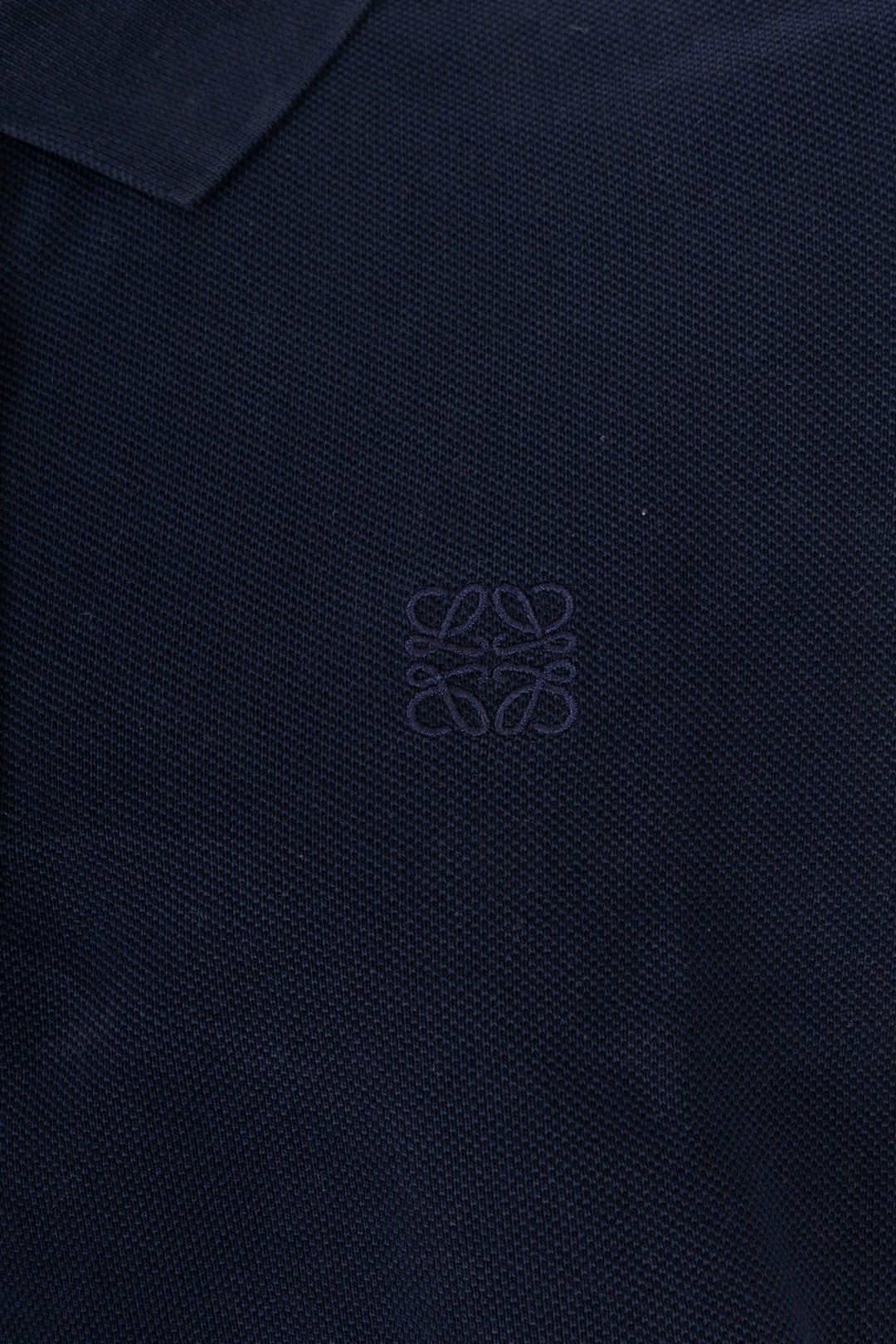 LOEWE Oversized Cropped Polo Navy