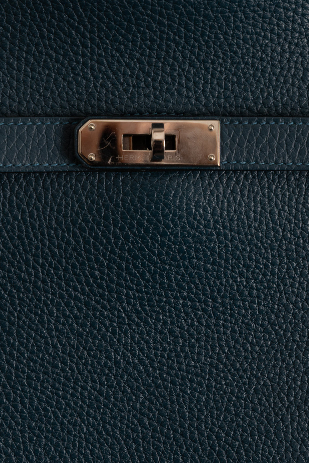 HERMÈS Jypsière 28 Togo Pétrole Palladium