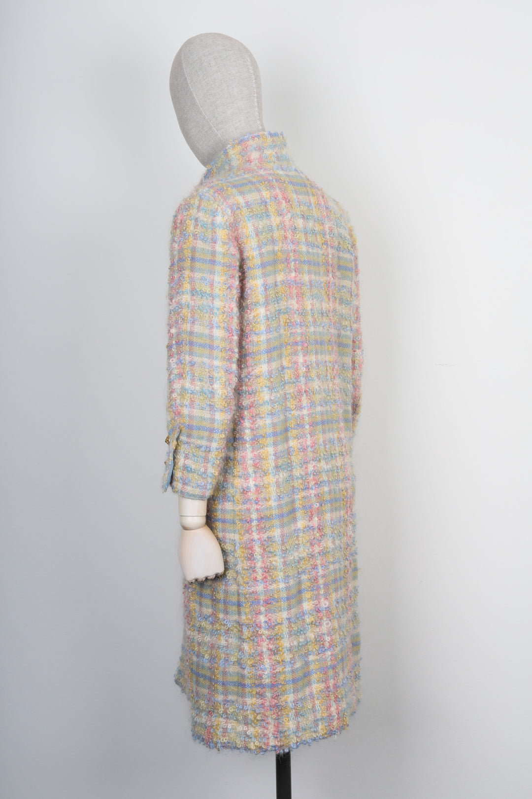 CHANEL Haute Couture Coat Tweed Multicolor