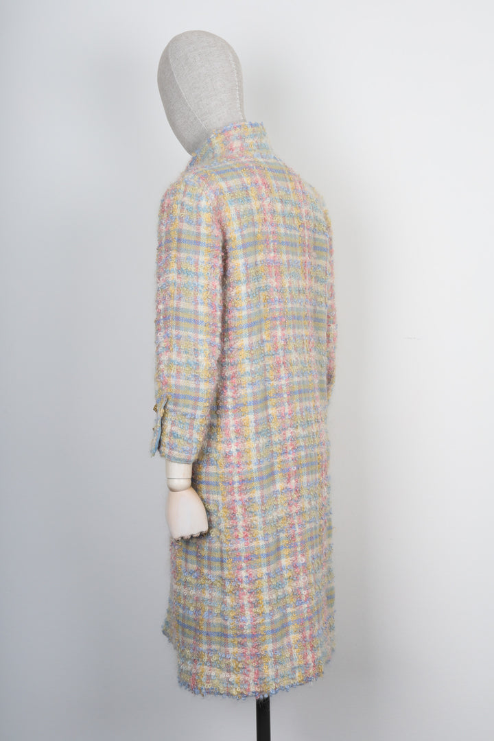 CHANEL Haute Couture Coat Tweed Multicolor