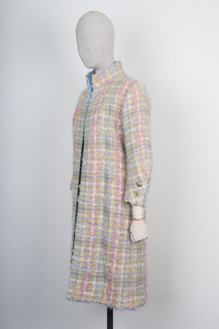 CHANEL Haute Couture Coat Tweed Multicolor