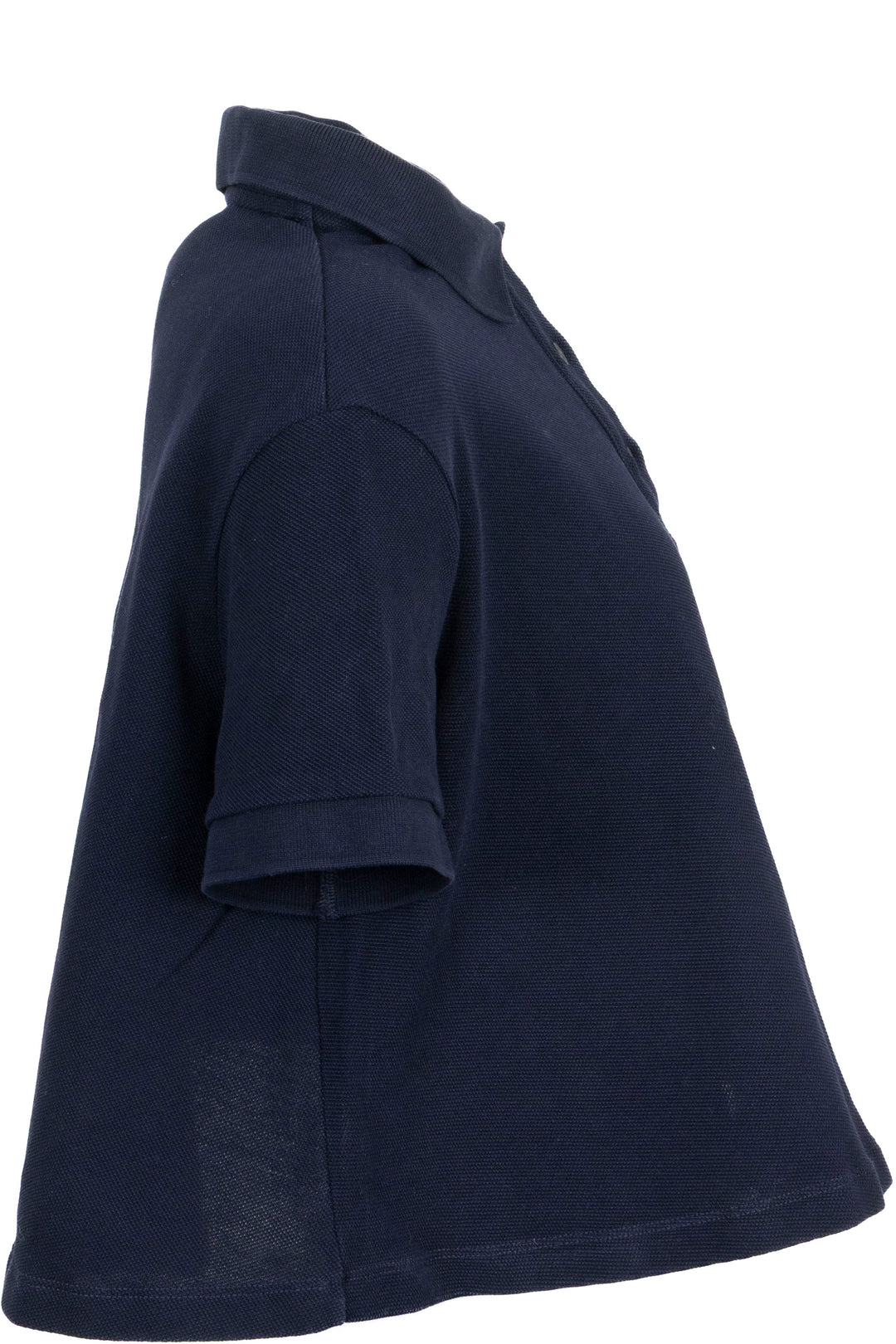 LOEWE Oversized Cropped Polo Navy