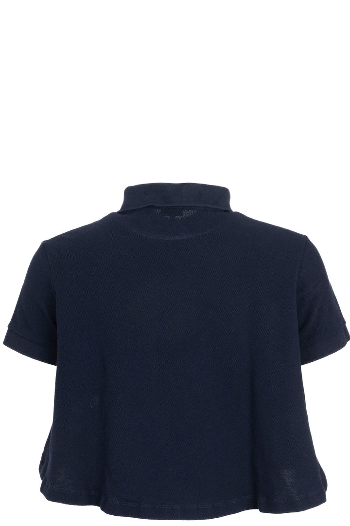 LOEWE Oversized Cropped Polo Navy