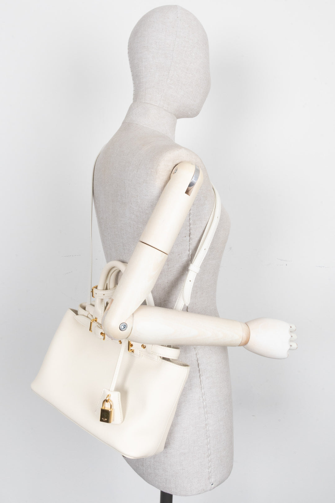 CELINE Teen Conti Bag Ivory